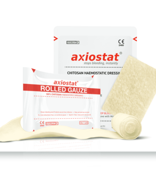 PANSEMENT HEMOSTATIQUE Axiostat (medium-large-military-Rolled Gauze)