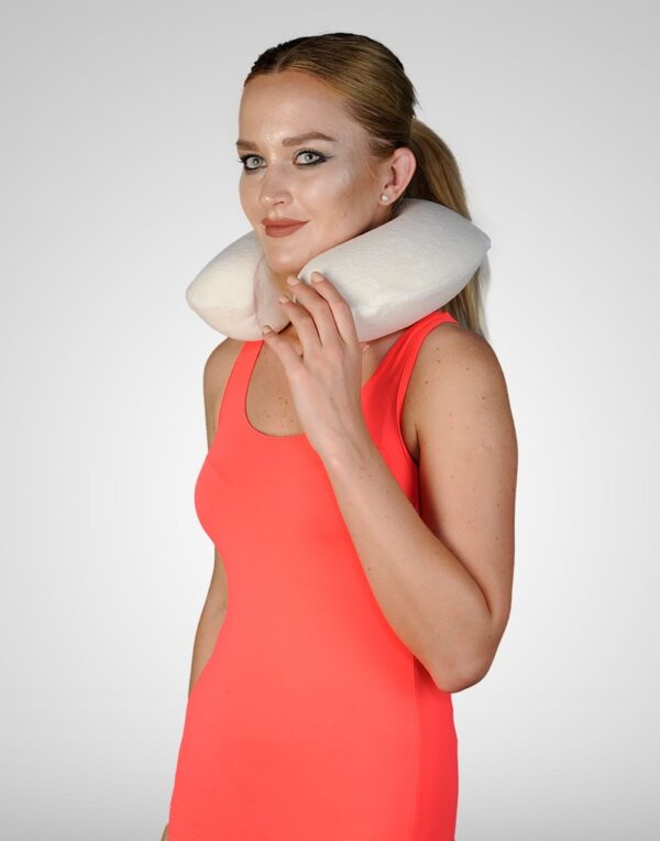 Oreiller De Voyage Orthopédique En Mousse Viscoélastique