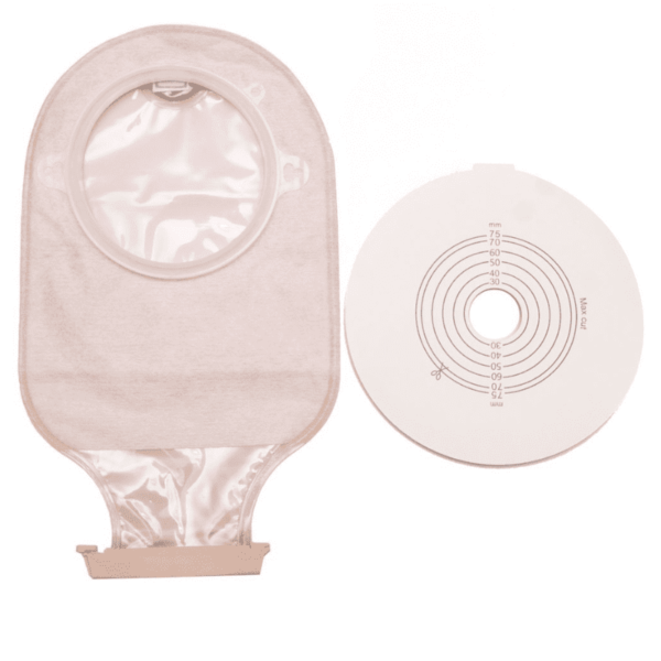POCHE COLOSTOMIE VIDABLE AVEC SUPPORT