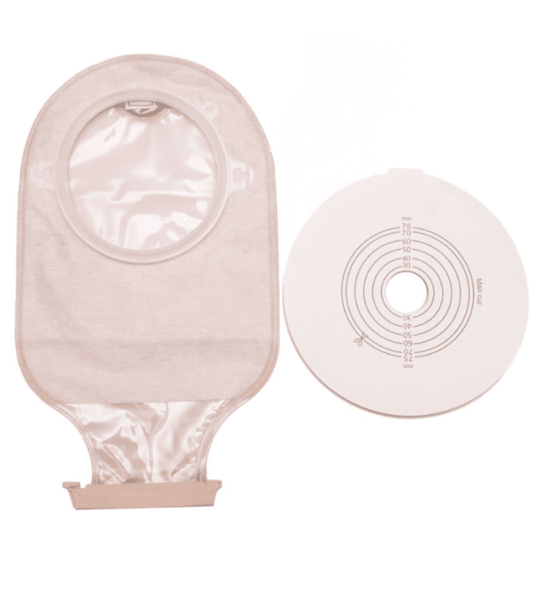 POCHE COLOSTOMIE VIDABLE AVEC SUPPORT