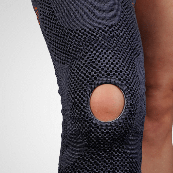 Support tricoté avec silicone - Ouvert