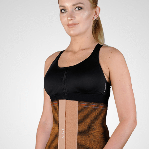Corset en laine couleur chameau