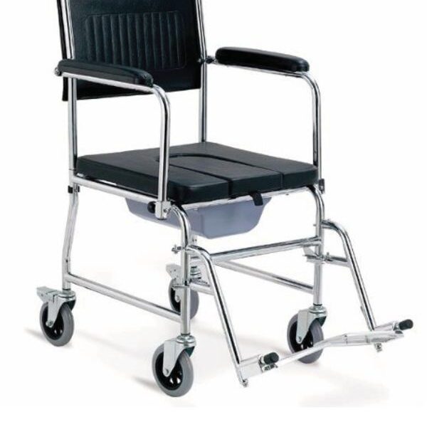 Chaise roulante toilette basique pour adulte